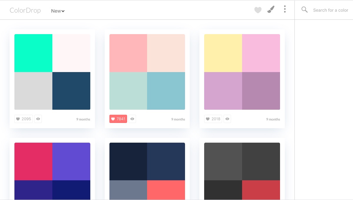 サイト名colordrop